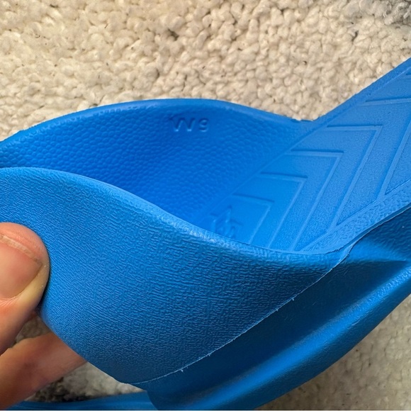 Native Audrey d’Orsay Blue Point Toe Jelly Flats Women’s 9 - Picture 11 of 11